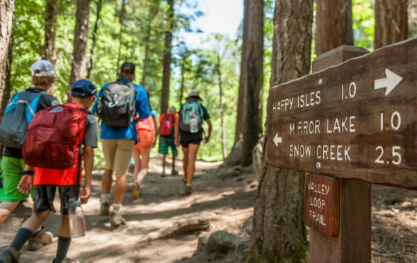 Yosemite trail sign