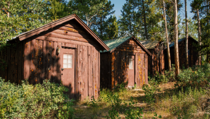 Cabins at Camp New Fork.