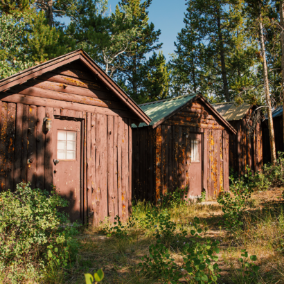 Cabins at Camp New Fork.