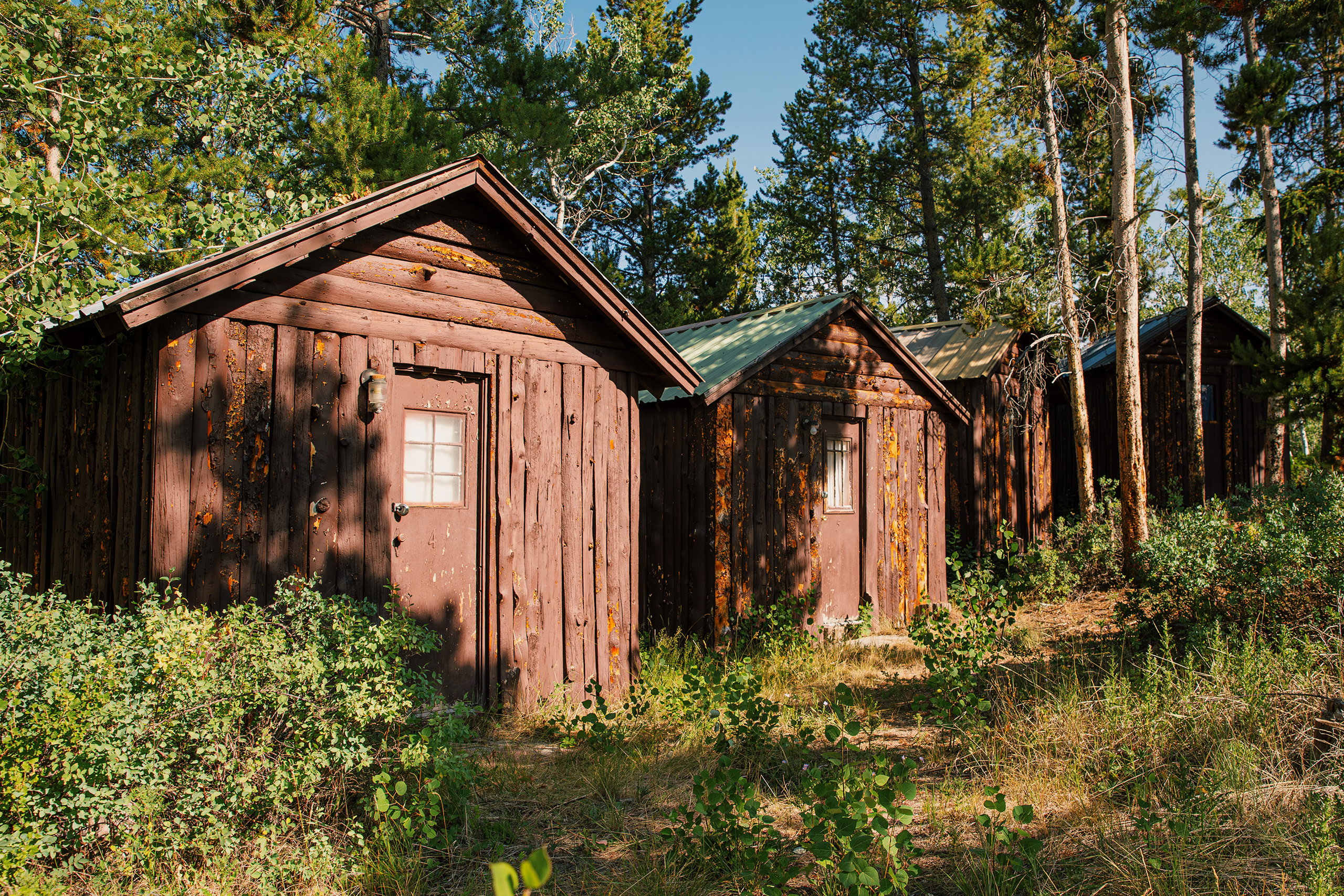 Cabins at Camp New Fork.